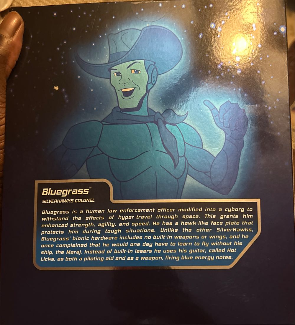 Super7 Ultimates SilverHawks Bluegrass - Super7 (Silverhawks) action figure collectible [Barcode 840049818408] - Main Image 3