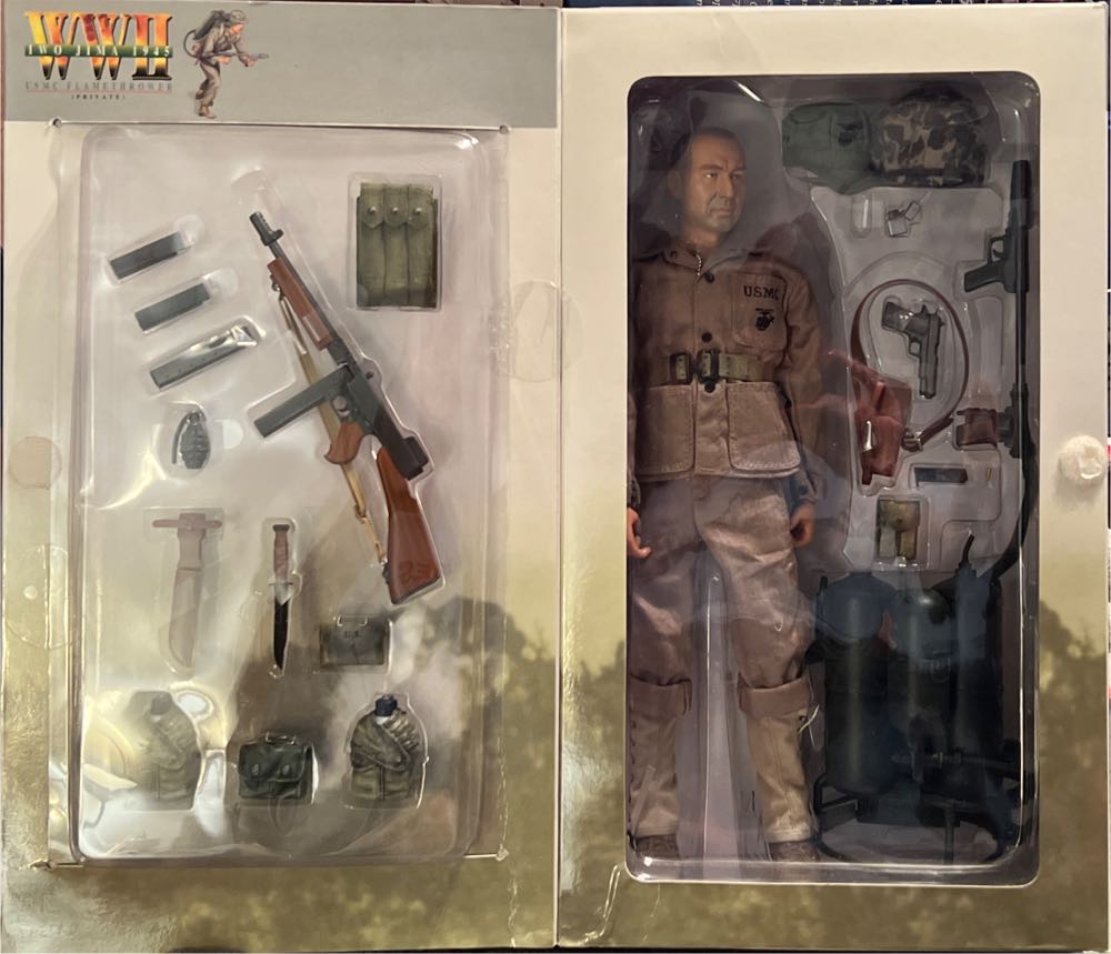 New Generation USMC Flamethrower (Private) - Dragon Models Ltd. (IWO Jima 1945) action figure collectible [Barcode 089195701695] - Main Image 3