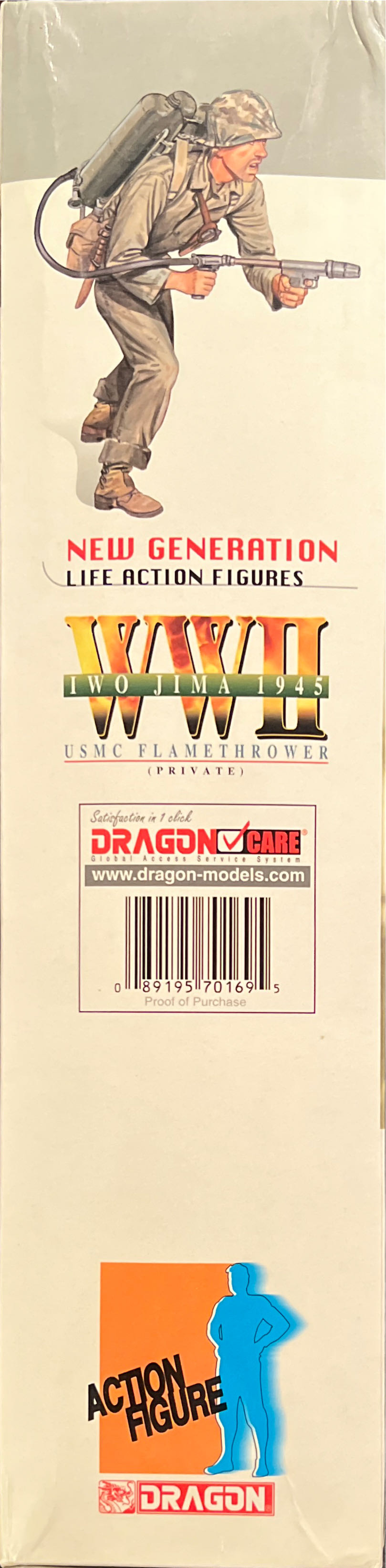 New Generation USMC Flamethrower (Private) - Dragon Models Ltd. (IWO Jima 1945) action figure collectible [Barcode 089195701695] - Main Image 4