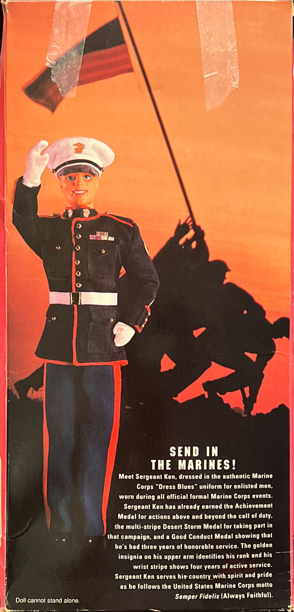Mattel Marine Corps Ken Stars ’n Stripes Special Edition - Mattel Inc (Stars ’n Stripes) action figure collectible [Barcode 074299075742] - Main Image 2