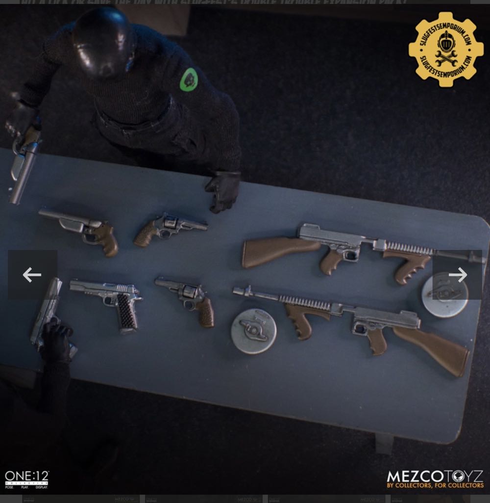 Double Trouble: Weapons Expansion Pack - Mezco action figure collectible [Barcode 696198764345] - Main Image 2