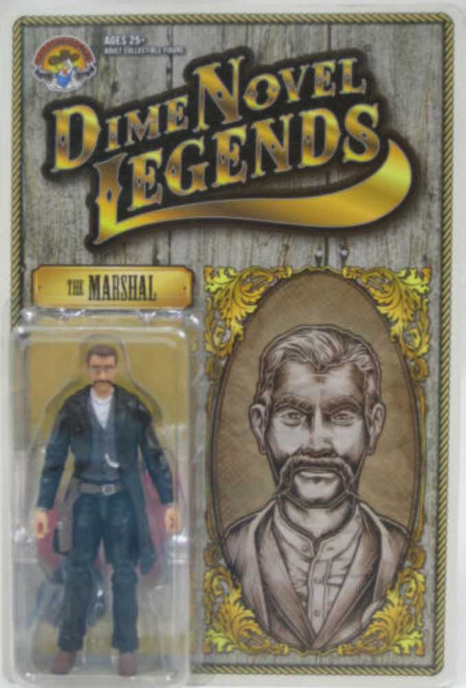 Dime Novel Legends The Marshall  - Chicken Fried Toys (Cowboy Figures) action figure collectible - Main Image 2