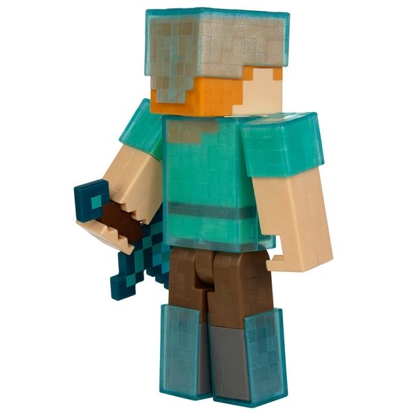 Minecraft Alex Action Figure W/ Diamond Armor  action figure collectible - Main Image 2
