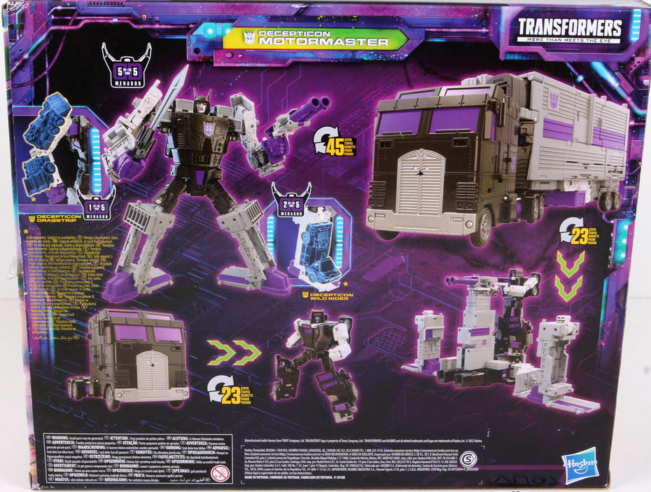 Motormaster - Hasbro/ Takara Tomy (Transformers Legacy: Menasor) action figure collectible [Barcode 501099411130] - Main Image 2