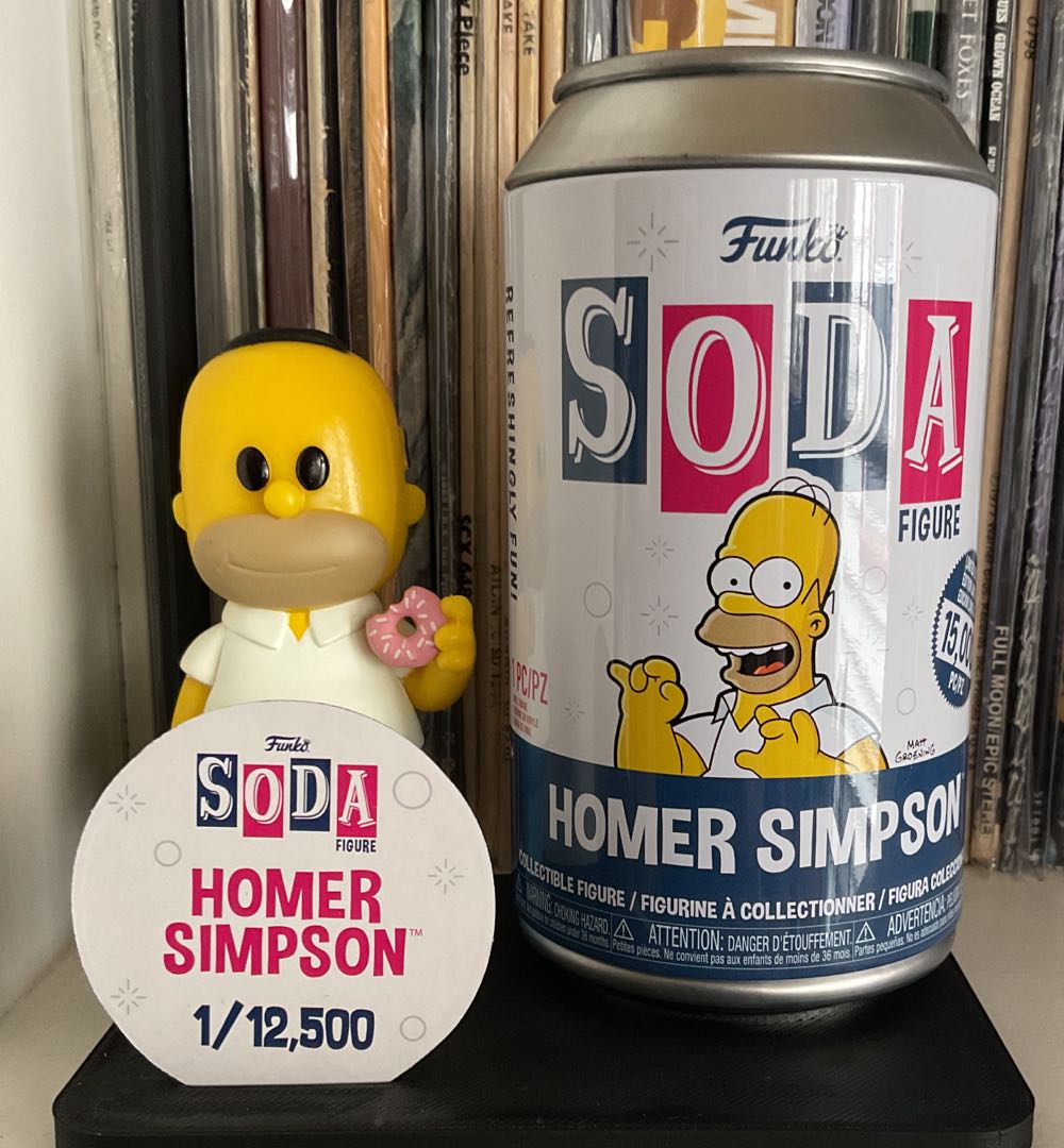 Funo Soda: Homer Simpson - Funko (Vinyl Soda) (The Simpsons) action figure collectible [Barcode 889698645119] - Main Image 2
