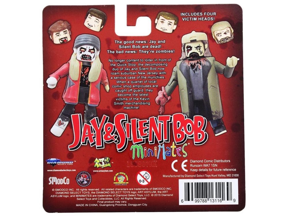 Jay And Silent Bob Zombie Minimates  action figure collectible - Main Image 2