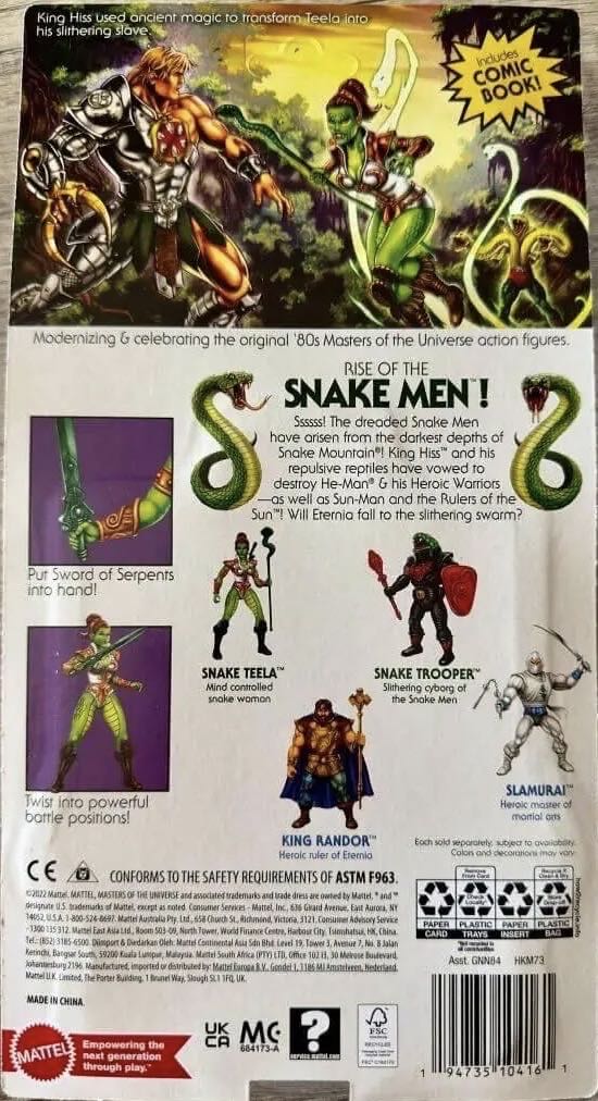 Snake Teela - Mattel (Masters of the Universe: Origins) action figure collectible [Barcode 194735104161] - Main Image 3