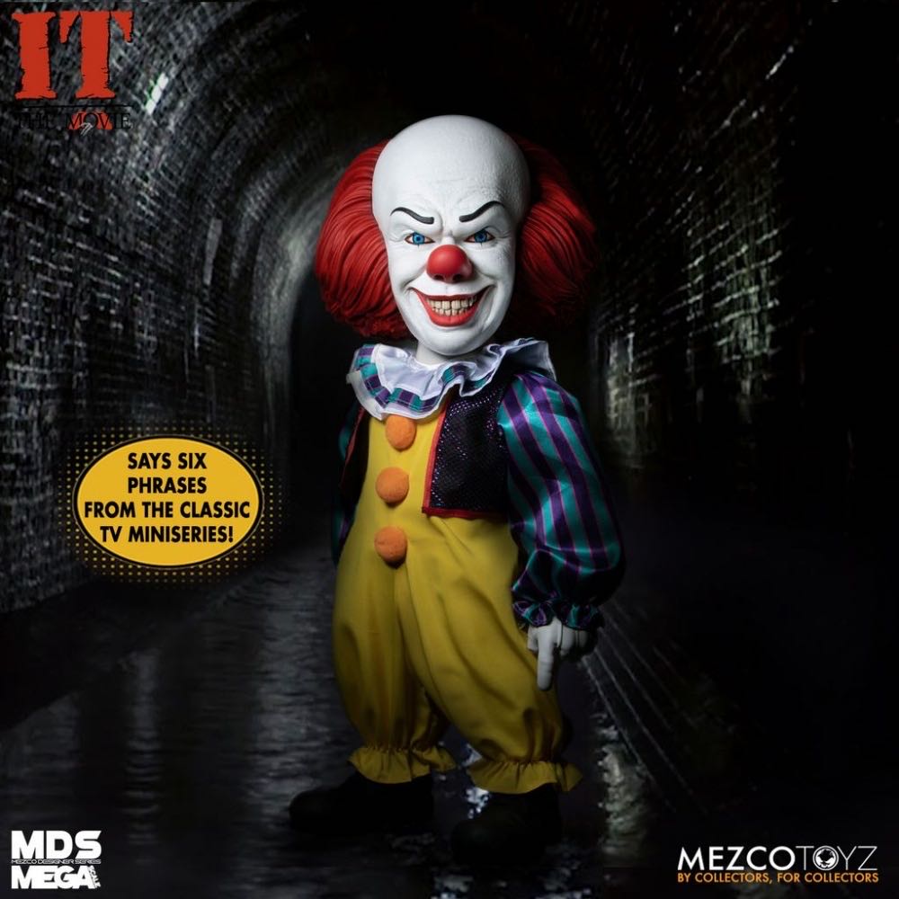 IT: The Movie With Sound - Mezco Toyz (Steven King’s IT) action figure collectible [Barcode 696198430530] - Main Image 2