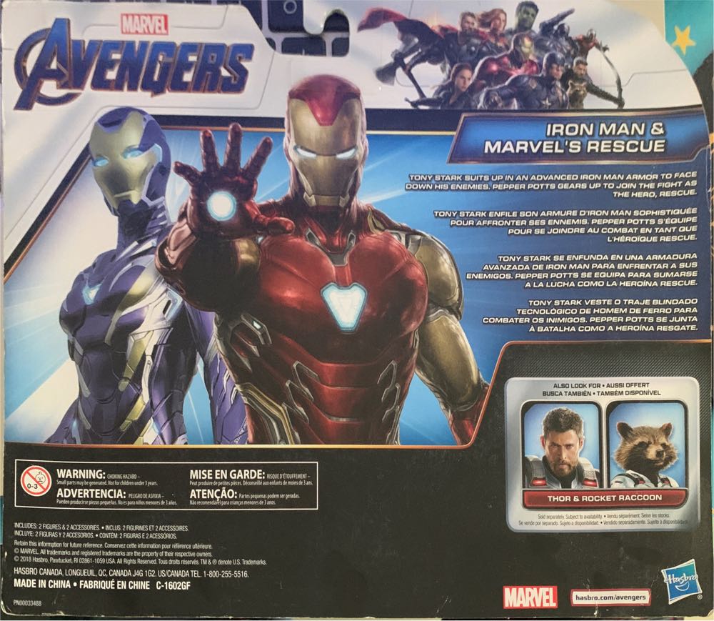 Iron Man & Rescue - Hasbro (Marvel Basics) action figure collectible - Main Image 3