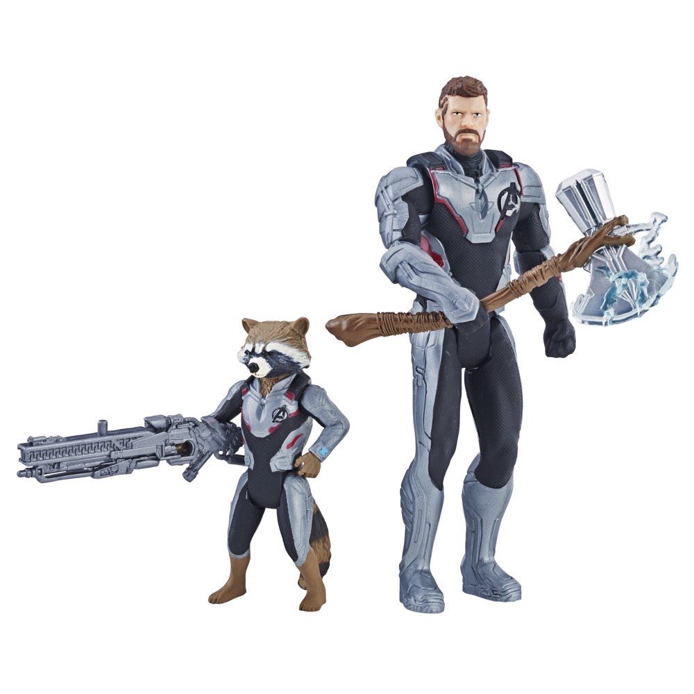 Thor & Rocket Raccoon - Hasbro (Marvel Basics) action figure collectible - Main Image 2