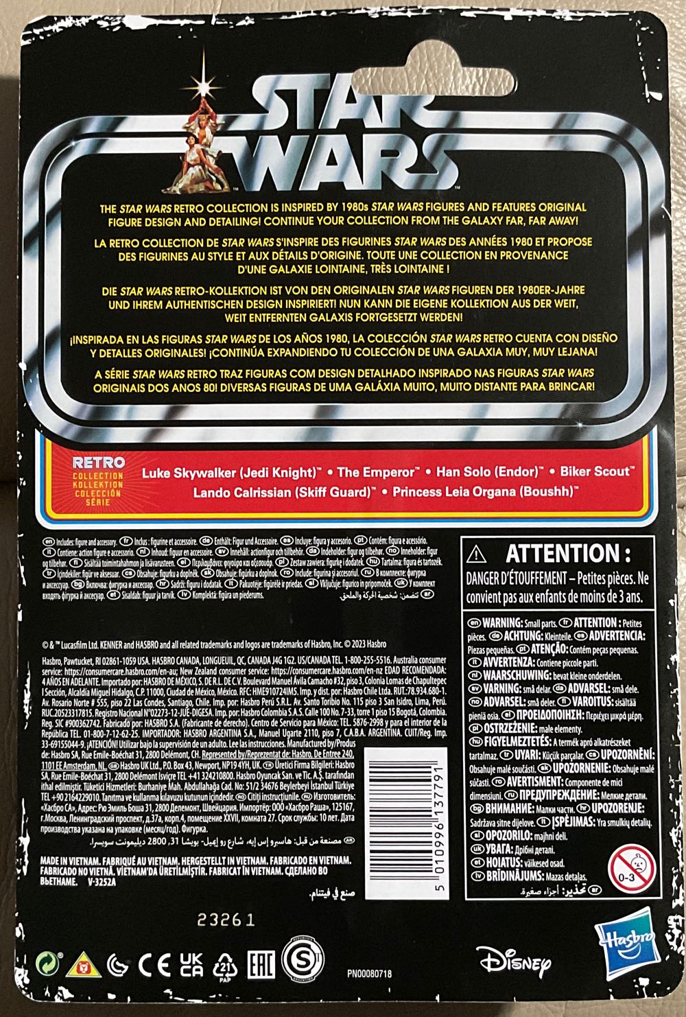 Retro Collection (ROTJ) - Han Solo - Disney/ Hasbro (Return Of The Jedi) action figure collectible - Main Image 2