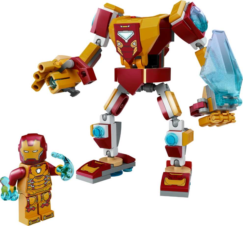 Lego Marvel Iron Man Mech Armor 76203 Building Kit; Collectible Mech And Minifigure For Iron Man Fans Aged 7 130 Pieces - Lego action figure collectible [Barcode 673419355926] - Main Image 3
