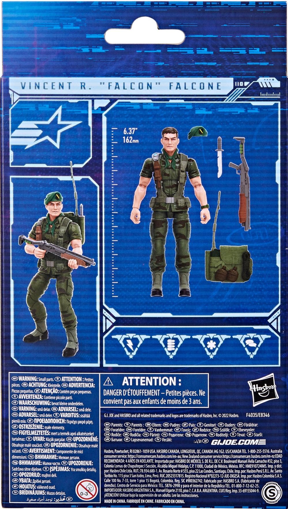 Falcon - #64 - Hasbro (G.I. Joe) action figure collectible [Barcode 5010994100506] - Main Image 3