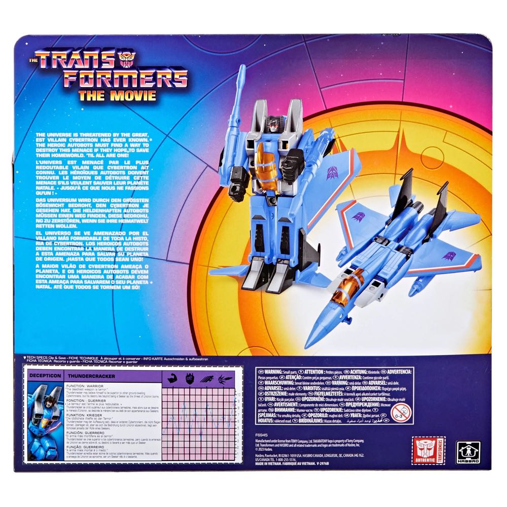 Thundercracker - Hasbro (The Transformers: The Movie) action figure collectible [Barcode 5010996115201] - Main Image 4