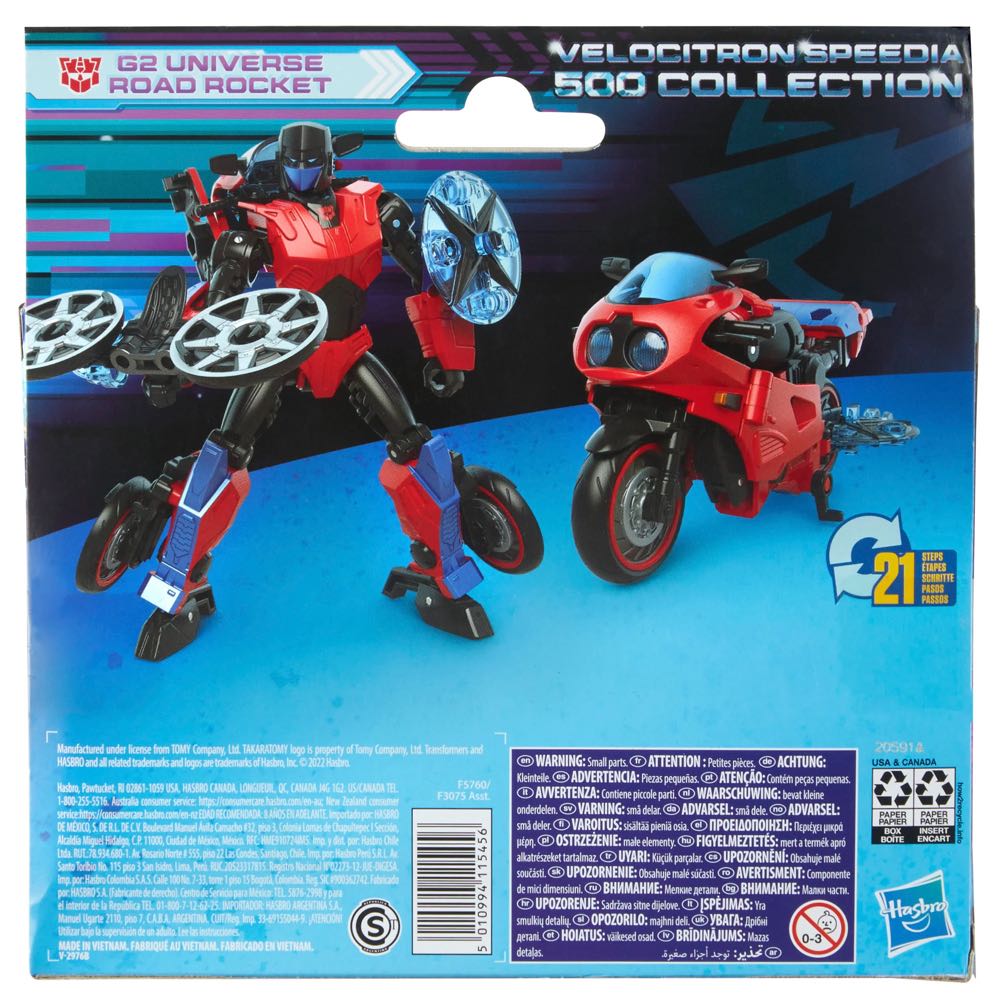 Velocitron Speedia 500 Road Rocket - Hasbro (Transformers Legacy) action figure collectible [Barcode 5010994115456] - Main Image 4