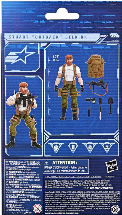 #63 Stuart ”Outback” Selkirk - Hasbro (G.I. Joe) action figure collectible [Barcode 5010994100483] - Main Image 3