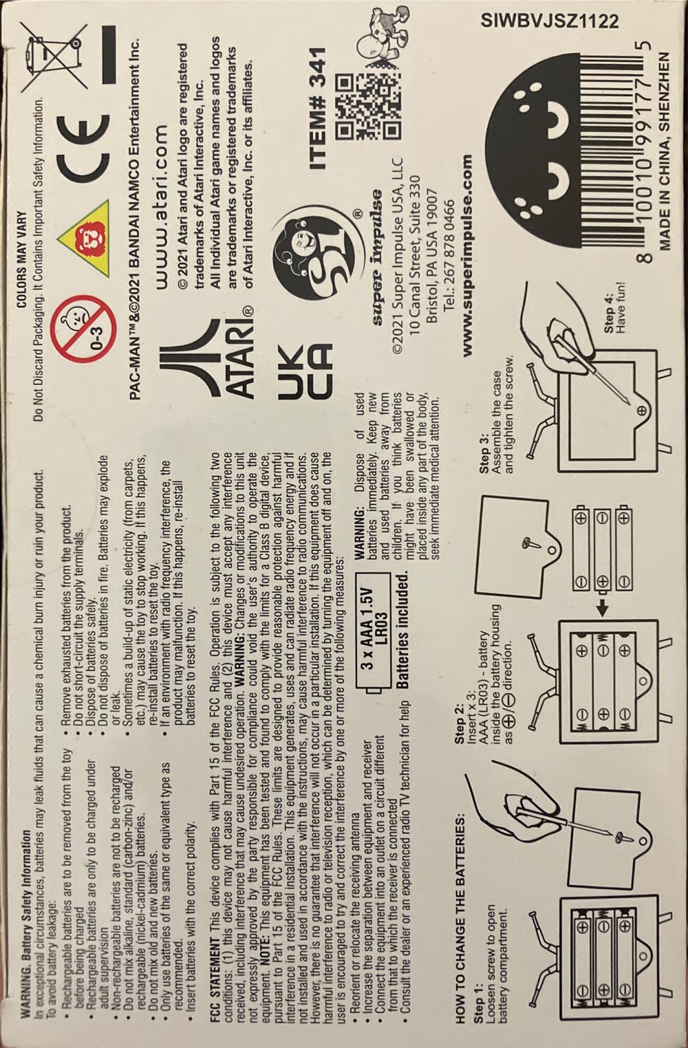 ATARI 2600 - Tiny Arcade  action figure collectible [Barcode 810010991775] - Main Image 4