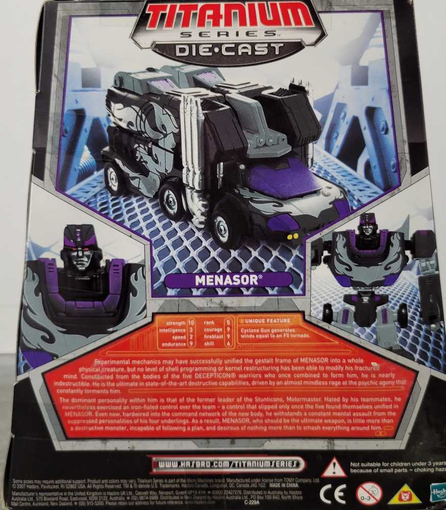 Menasor Boxed - Hasbro (Titanium) action figure collectible - Main Image 3
