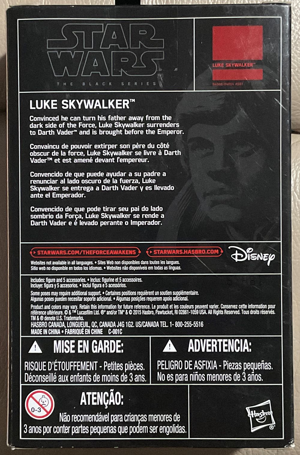 Black Series (‘15-‘17) - Luke Skywalker - Disney/ Hasbro (Return Of The Jedi) action figure collectible - Main Image 2