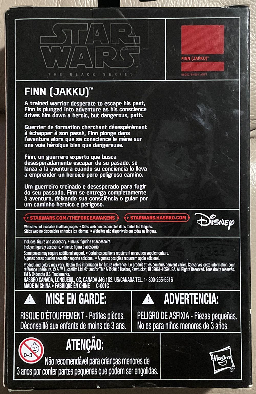 Black Series (‘15-‘17) - Finn (Jakku) - Disney/ Hasbro (The Force Awakens) action figure collectible - Main Image 2