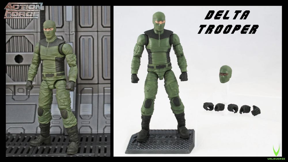 Delta Trooper (Male) - Valaverse (Action Force Figure) action figure collectible [Barcode 761736011301] - Main Image 2