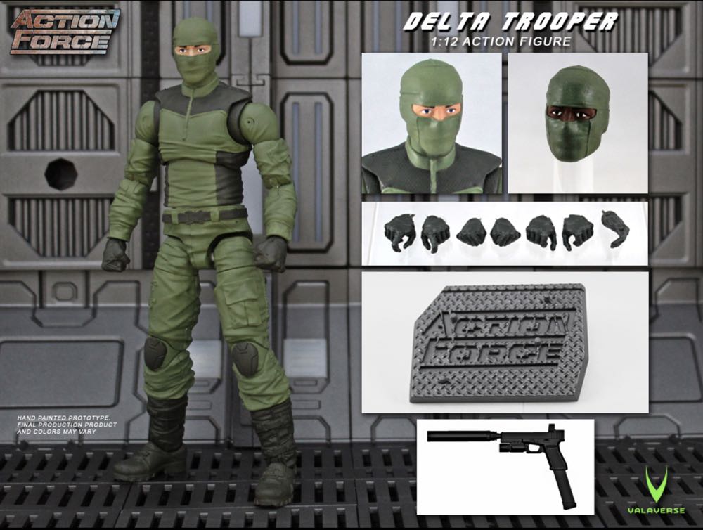 Delta Trooper (Male) - Valaverse (Action Force Figure) action figure collectible [Barcode 761736011301] - Main Image 3