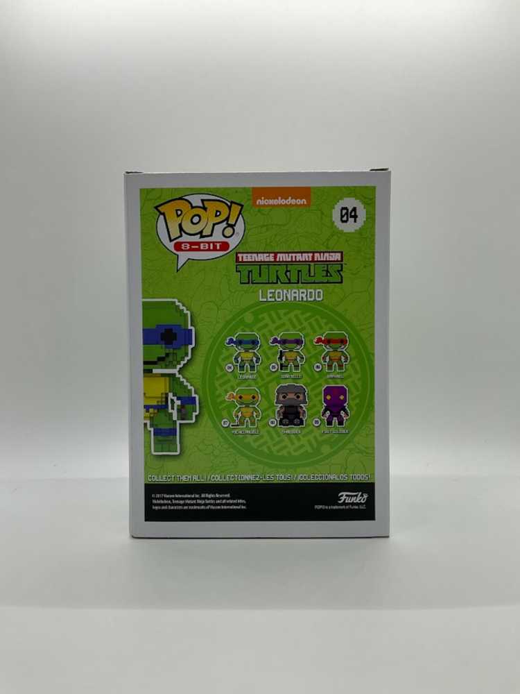 TMNT: Funko Pop! Teenage Mutant Ninja Turtles 8-Bit - Leonardo #04 - Funko Pop! 8-Bit (Teenage Mutant Ninja Turtles) action figure collectible [Barcode 889698229814] - Main Image 4