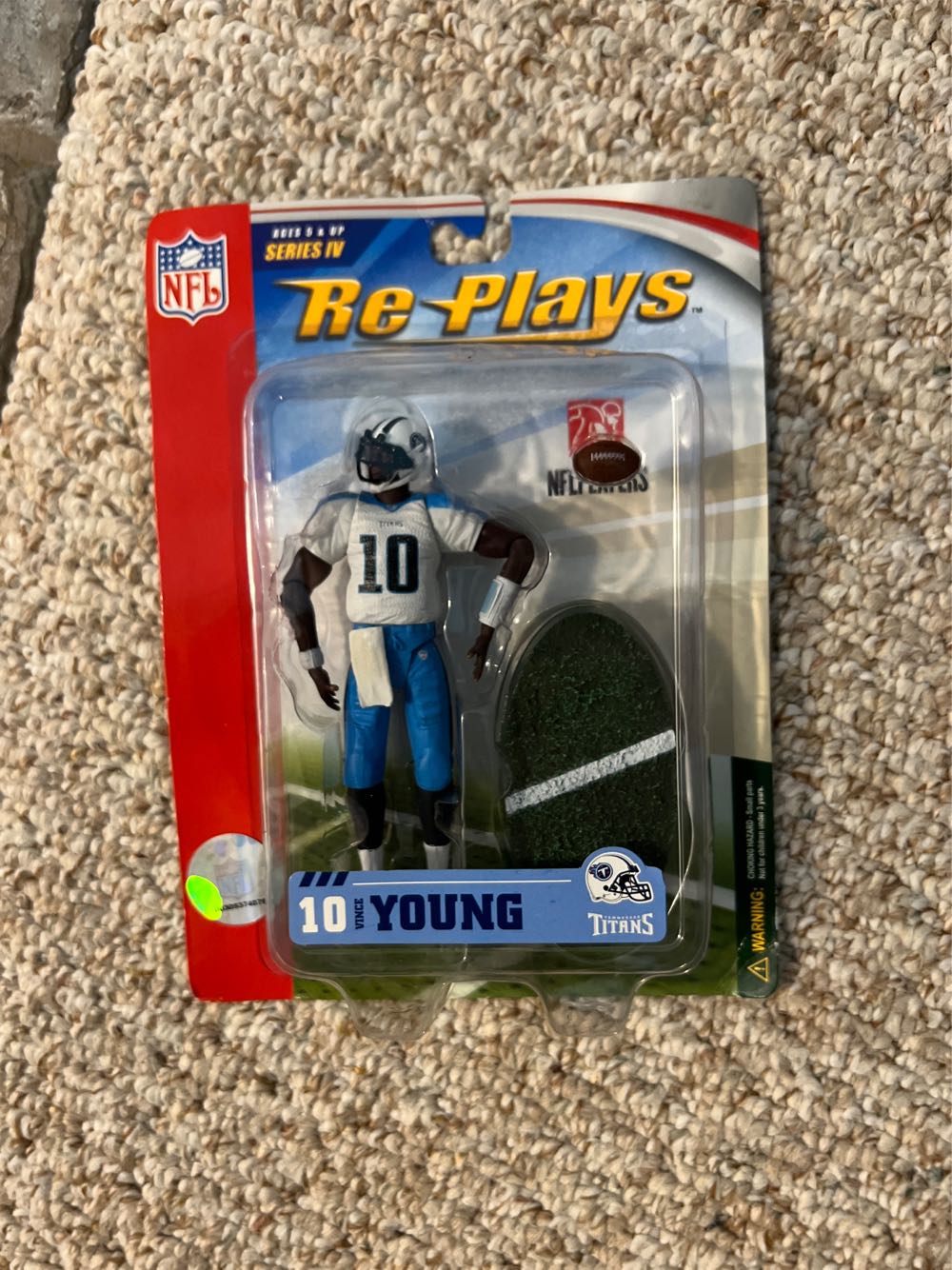 Nfl Football Re Plays & Series 15 Mcfarlane Vince Young Figures. Used  action figure collectible [Barcode 183587110475] - Main Image 2