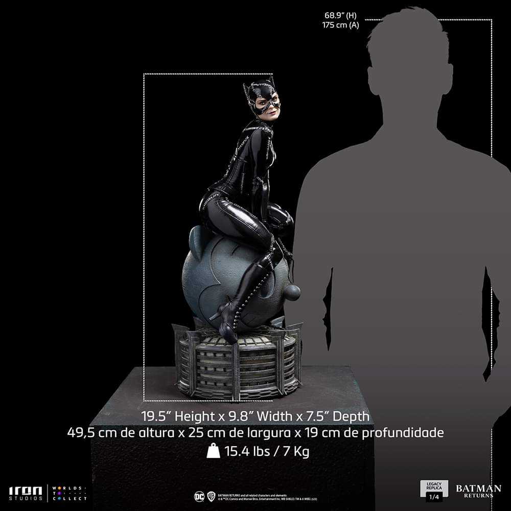 Catwoman, Batman Returns, Legacy Replica - Iron Studios (Batman Returns (1989)) action figure collectible - Main Image 4