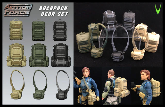 Backpack Gear Set - Valaverse (Action Force Accesories) action figure collectible - Main Image 3