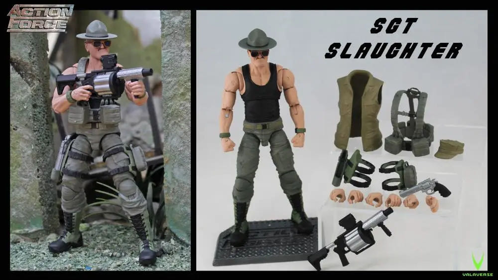Sgt. Slaughter (Ver. 02) - Valaverse (Action Force Figure) action figure collectible - Main Image 4