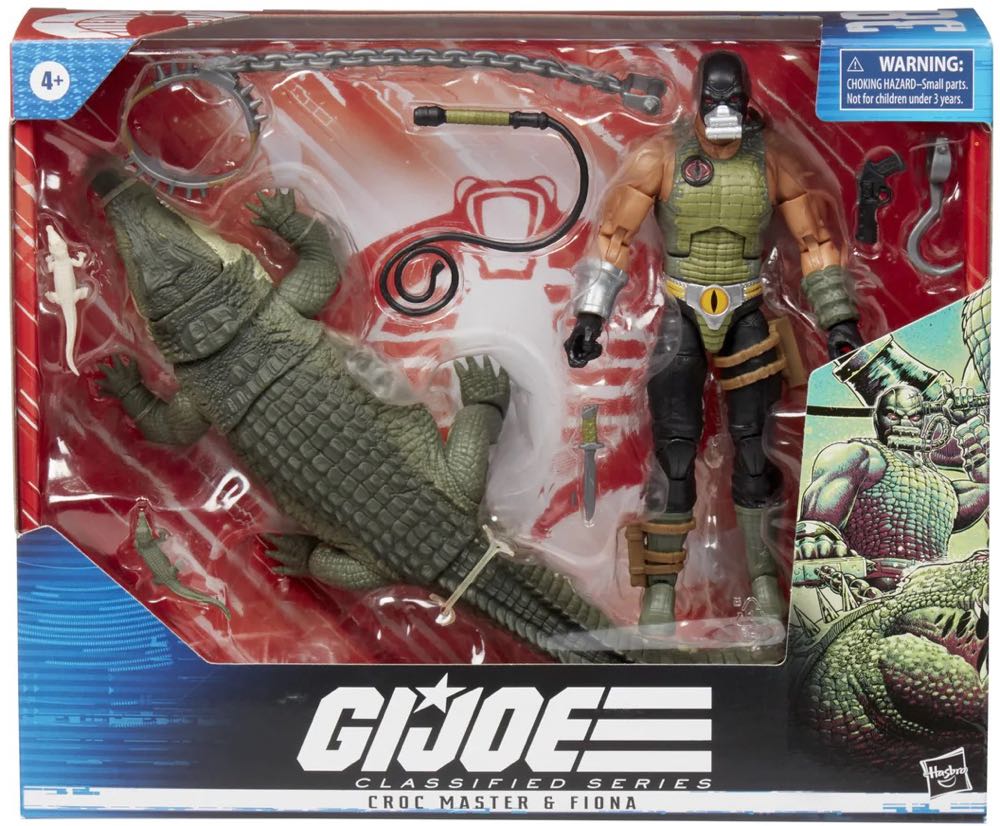 #38 Croc Master & Fiona - Hasbro (GI Joes Classified Series - Cobra) action figure collectible - Main Image 4