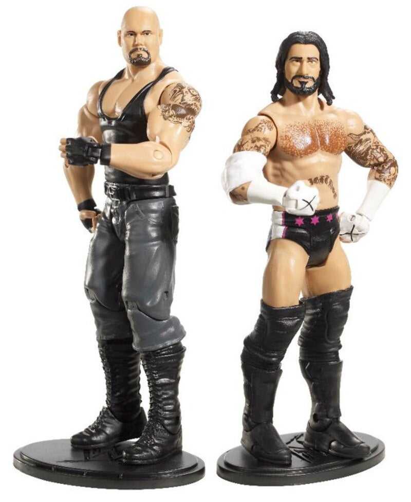 CM Punk & Luke Gallows - Mattel / WWE (Basic - Battle Pack Series 7) action figure collectible - Main Image 2