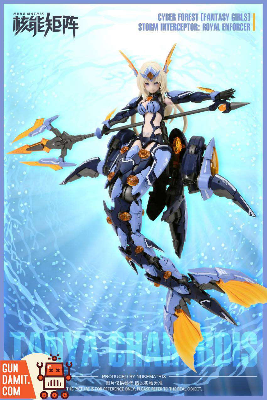 Cyber Forest Fantasy Girl The Mermaid - Nuke Matrix action figure collectible - Main Image 1