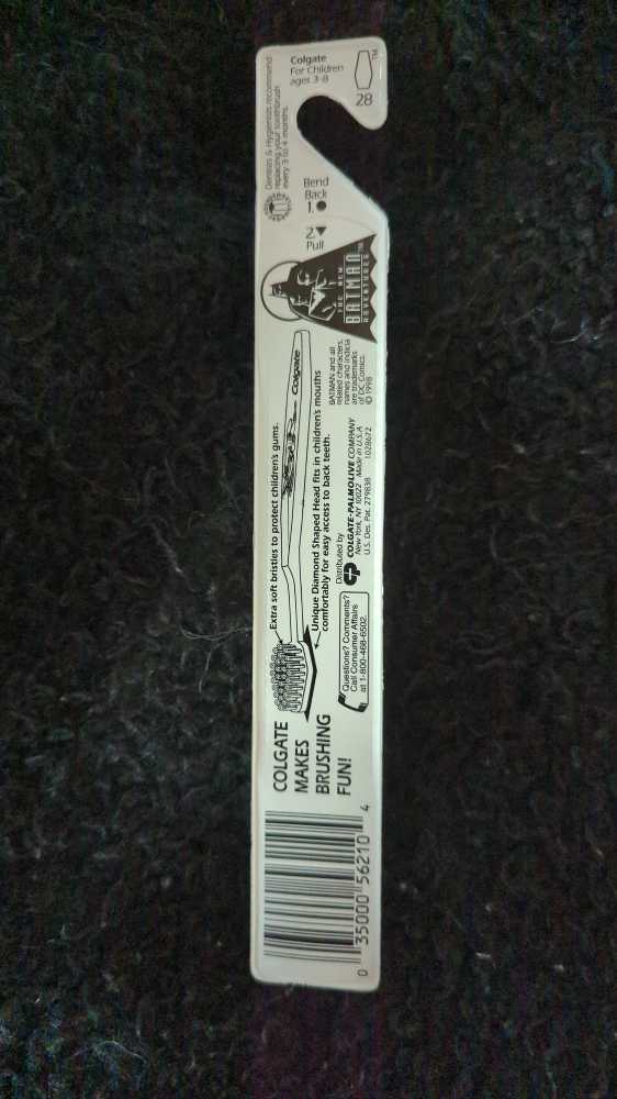 Robin Colgate Toothbrush - Colgate action figure collectible [Barcode 035000562104] - Main Image 2