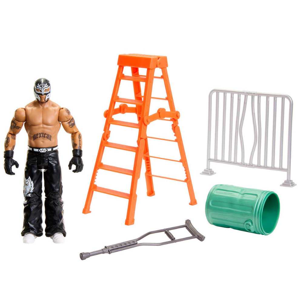 Rey Mysterio  - Mattel / WWE (Basic - Ringside Battle Series 1) action figure collectible - Main Image 2