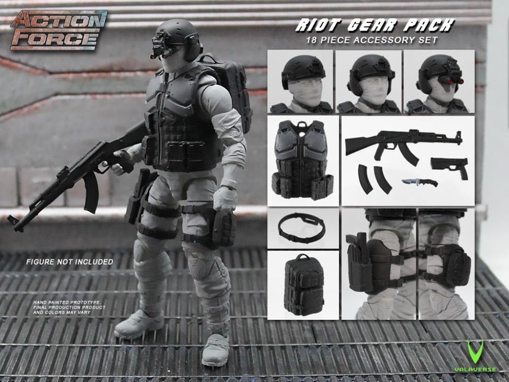 Riot Gear Pack - Valaverse (Action Force Accesories) action figure collectible - Main Image 2