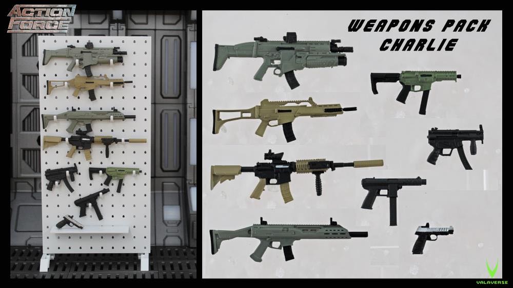 Weapons Pack Charlie - Valaverse (Action Force Accesories) action figure collectible - Main Image 2