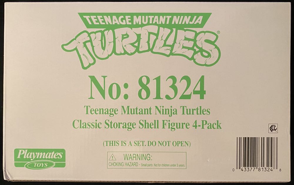 TMNT (Classic Reissue): Storage Shell 4-Pack (Leonardo, Raphael, Michelangelo & Donatello) - Playmates (TMNT Re-Issue) action figure collectible [Barcode 043377813248] - Main Image 4