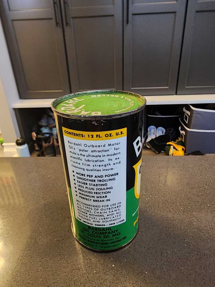 Bardahl Outboard 12 Oz (Full Can) (195)  action figure collectible - Main Image 2