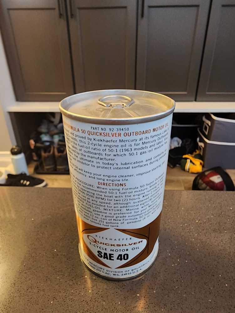 Quicksilver Formula 50 12 Oz (Full Can) (199)  action figure collectible - Main Image 2