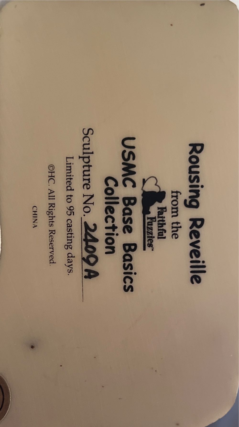 USMC Base Basics Collection - The Hamilton Collection (Faithful Fuzzies) action figure collectible - Main Image 2