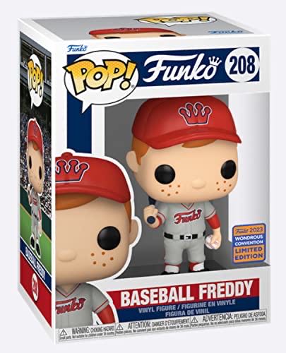 Freddy Funko: Baseball Freddy Red Hat #208 - Funko (Freddy Funko) action figure collectible [Barcode 889698708661] - Main Image 1