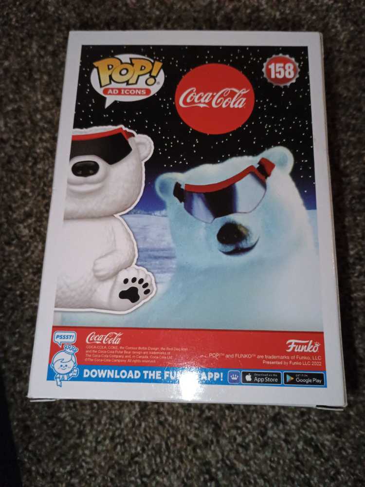 Coca-Cola: Polar Bear #158 - Funko (Coca-Cola) action figure collectible [Barcode 889698663472] - Main Image 2