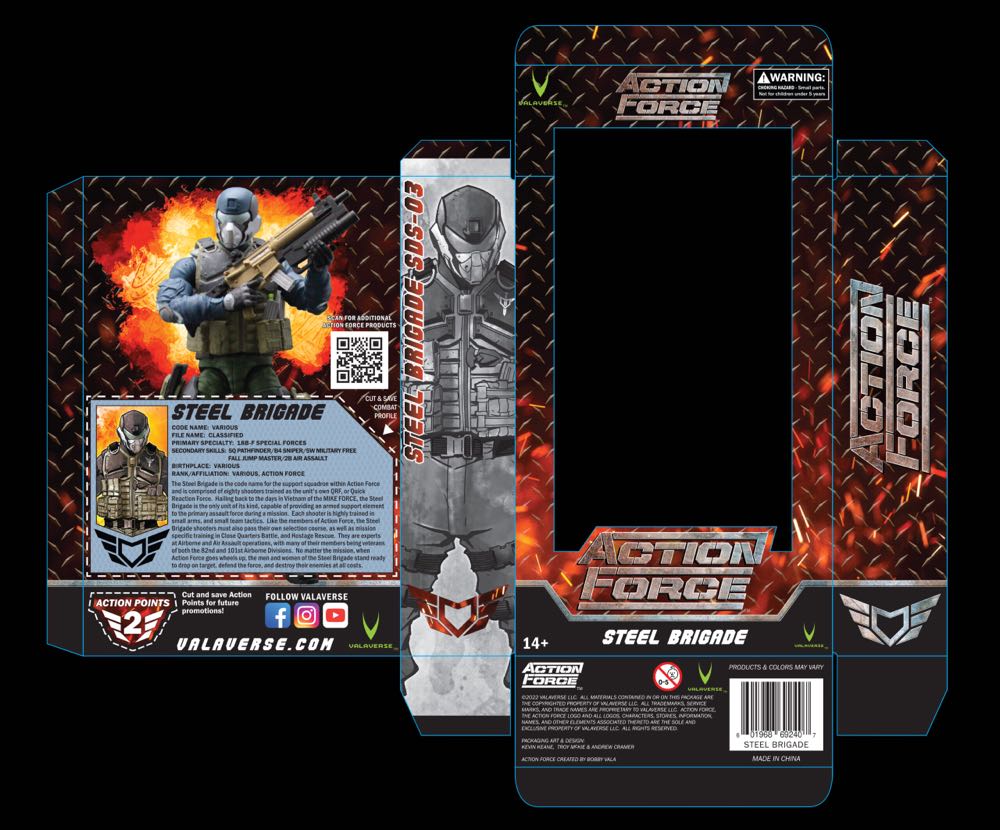 Steel Brigade (SDS) - Valaverse (Action Force Figure) action figure collectible - Main Image 2