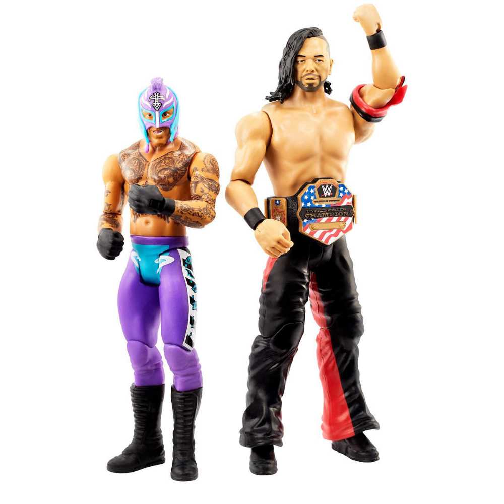 Shinsuke Nakamura & Rey Mysterio  - Mattel / WWE (Basic - Battle Pack Series 62) action figure collectible - Main Image 2