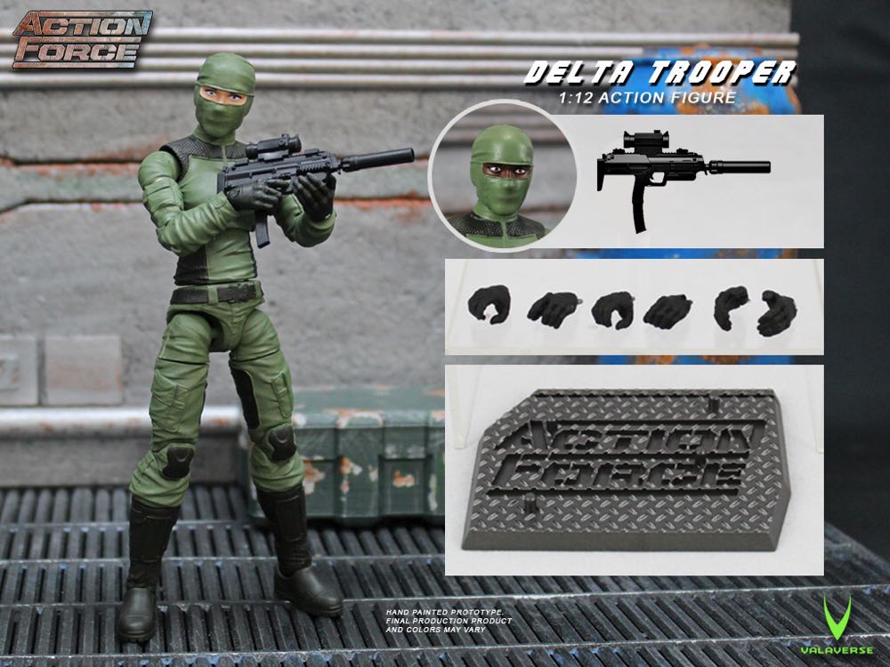 Delta Trooper (Female) - Valaverse (Action Force Figure) action figure collectible - Main Image 2