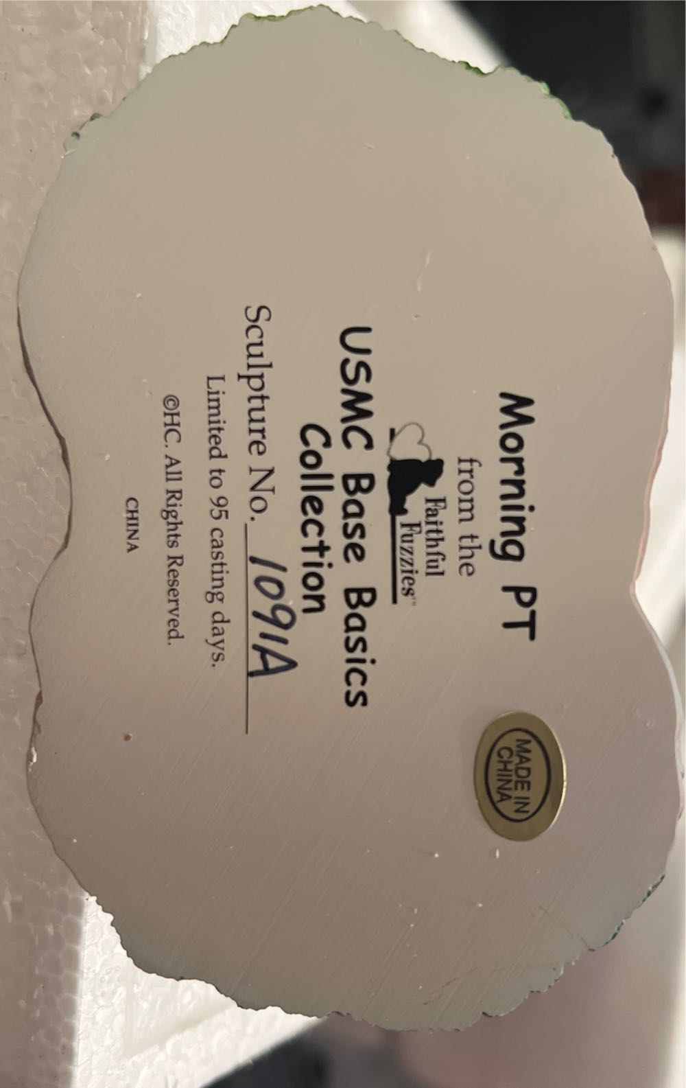 USMC Base Basics Collection - The Hamilton Collection (Faithful Fuzzies) action figure collectible - Main Image 2