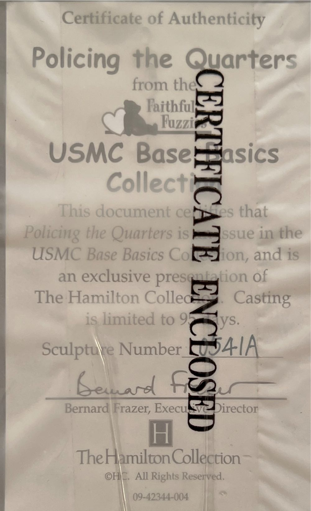 USMC Base Basics Collection - The Hamilton Collection (Faithful Fuzzies) action figure collectible - Main Image 3