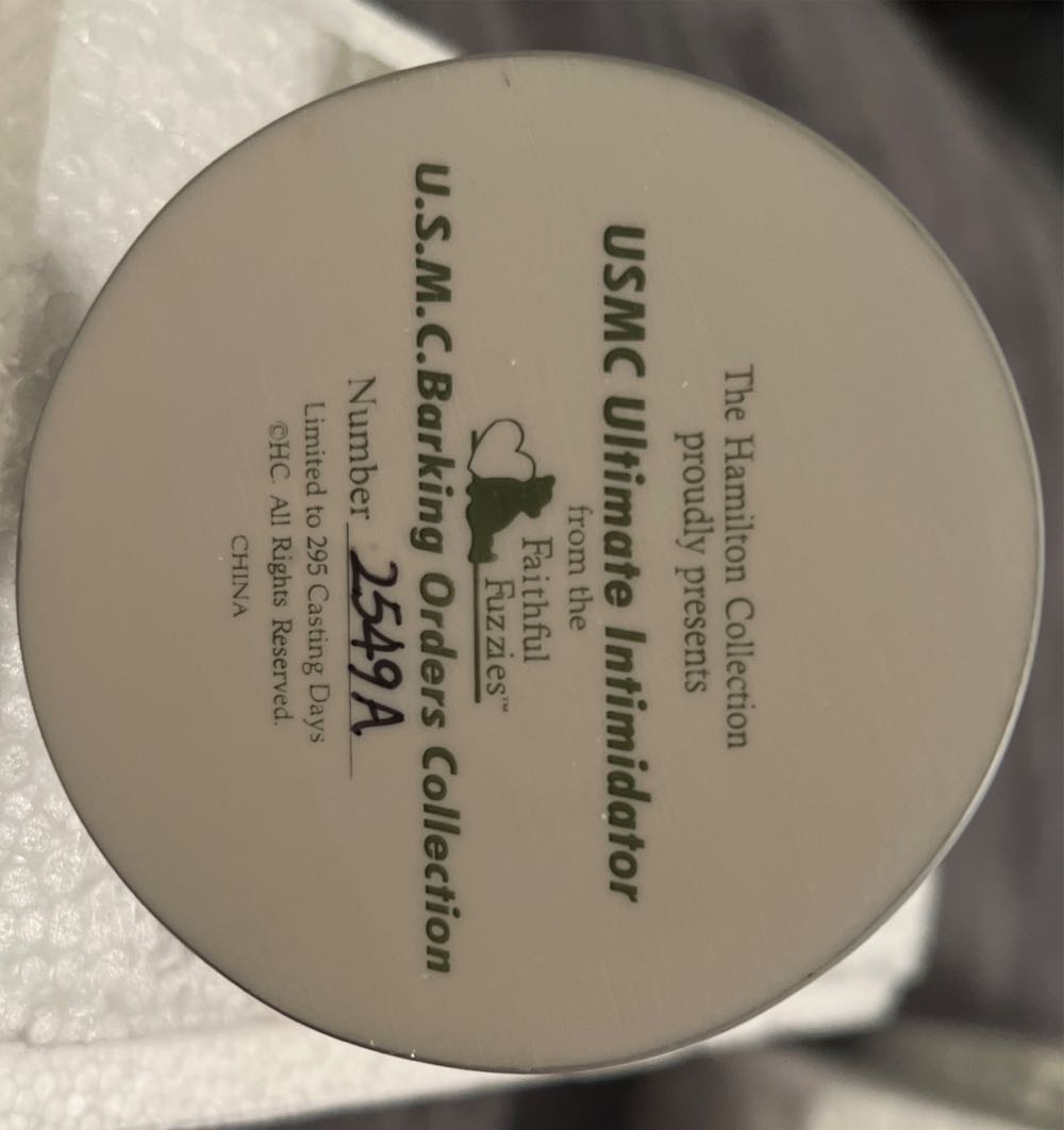 USMC Barking Orders Collection - The Hamilton Collection (Faithful Fuzzies) action figure collectible - Main Image 2